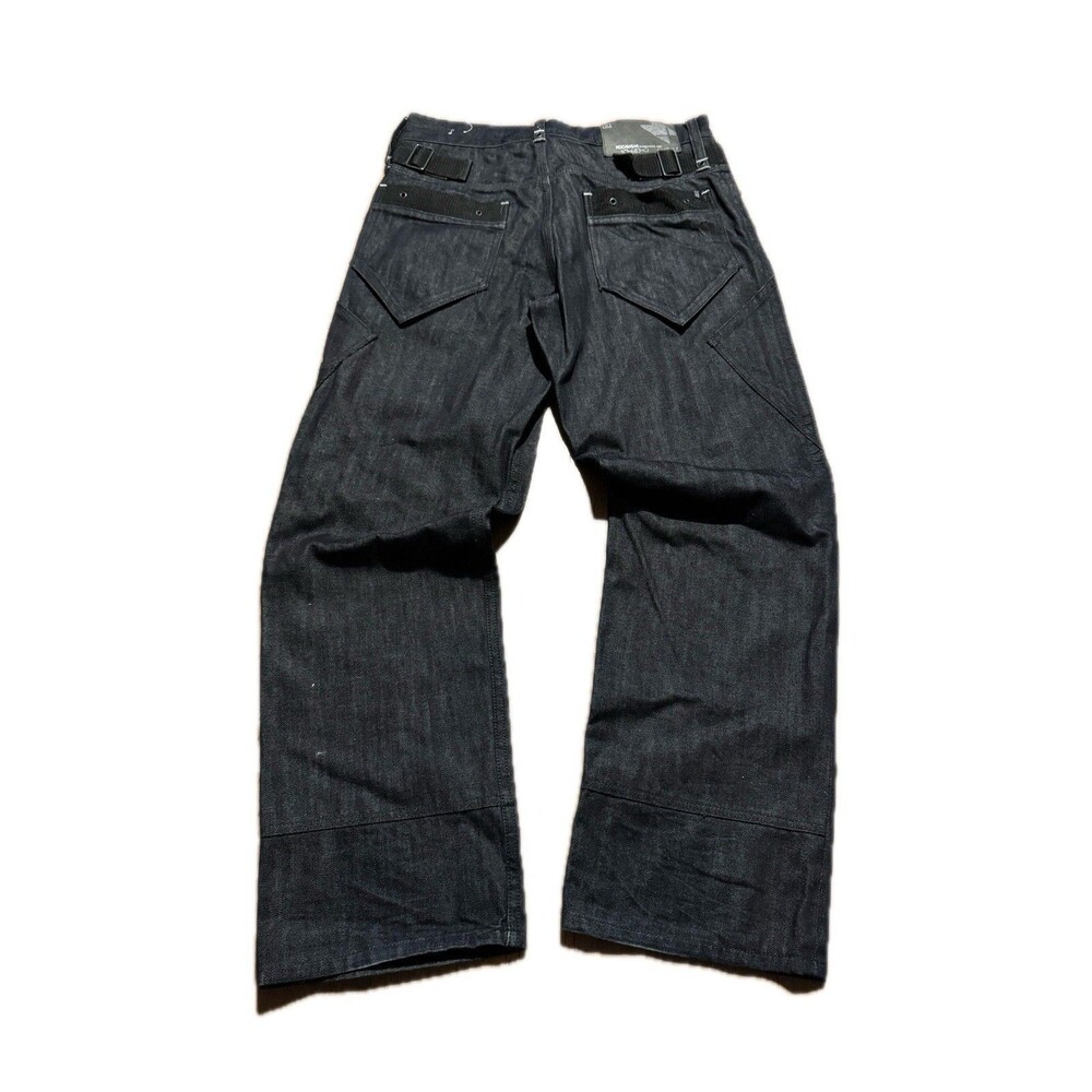 Rocawear Jeans Dark Blue Baggy Vintage Y2K Streetwear Mens 34x31 Hip Hop Grunge